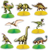 360 DEGREES - 8 mini dinosaurus tafeldecoraties