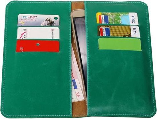 Portefeuille Green Pull-up Large Pu pour HTC Desire 820 G.