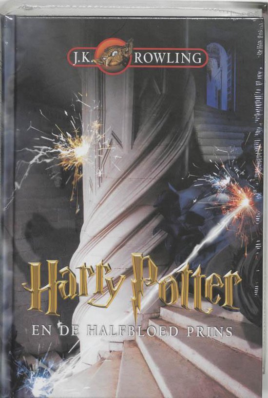 Cover van het boek 'Harry Potter en de halfbloed prins' van J.K. Rowling