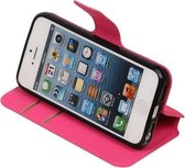 Roze Apple iPhone 6 / 6s TPU wallet case - telefoonhoesje - smartphone hoesje - beschermhoes - book case - booktype hoesje HM Book