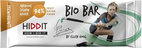 Ellen Hoog Bio Bar - Abrikoos/Cashew/Haver - 12st.