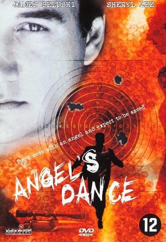 DVD hoes met James Belushi en Sheryl Lee, tekst "Don't mess with an angel and expect to be saved" en "ANGEL'S DANCE".