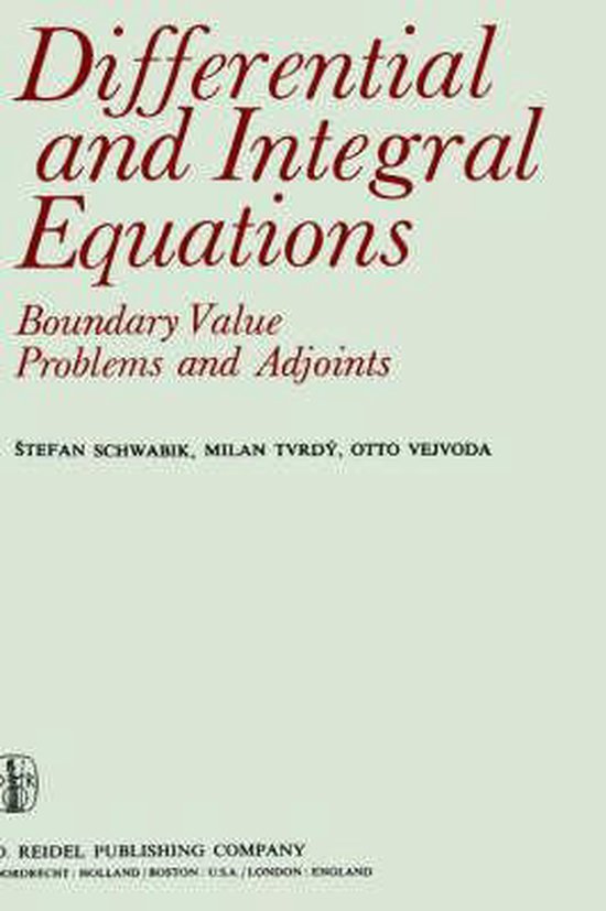 Differential and integral equations boundary value problems and