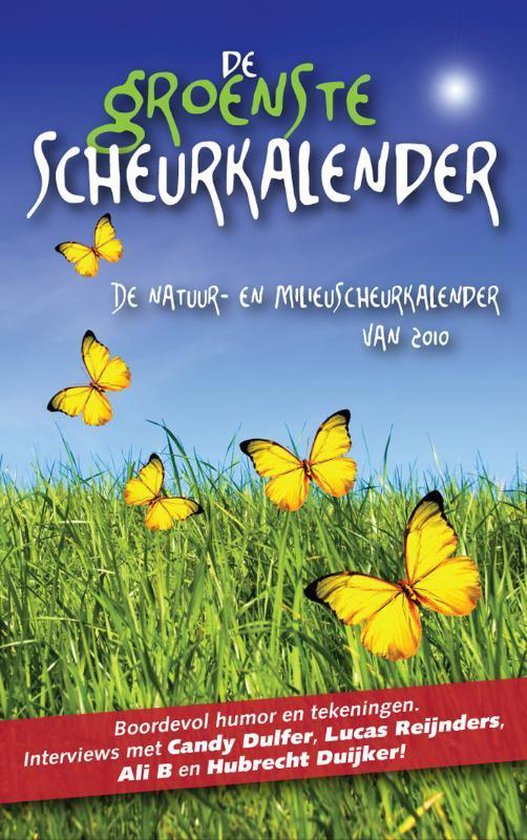 Cover van het boek 'De groenste scheurkalender'