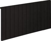 Design radiator horizontaal aluminium mat zwart 60x123cm 1443 watt - Rosano