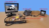 Achteruitrijcamera set monitor V7 camera CM052 kabel 15 meter SPY Tech