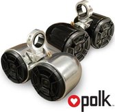 Polk Double Barrel Black Speakers
