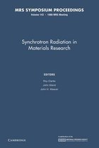 Synchrotron Radiation in Materials Research