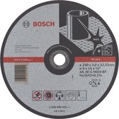 Bosch - Doorslijpschijf recht Expert for Inox AS 30 S INOX BF, 230 mm, 22,23 mm, 3,0 mm