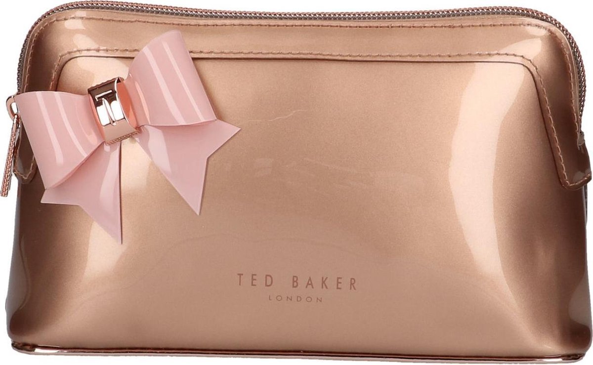 Ted Baker Aubrie make-up tas rosé gold | bol.com