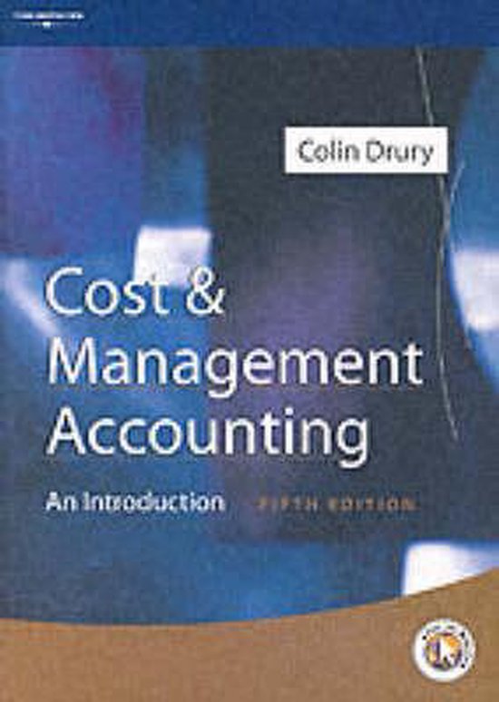 Cost and Management Accounting 9781861529053 Colin Drury Boeken bol