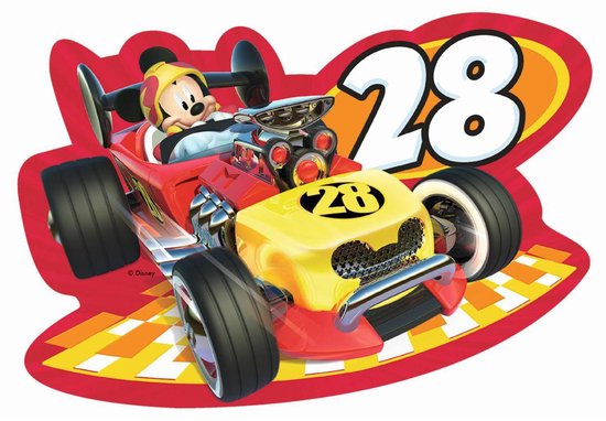 Mickey Mouse Roadster Racers 4in1 Vormpuzzel | bol