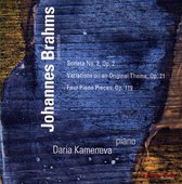 Johannes Brahms: Sonata No. 2; Variations on an Original Theme; Four Piano Pieces