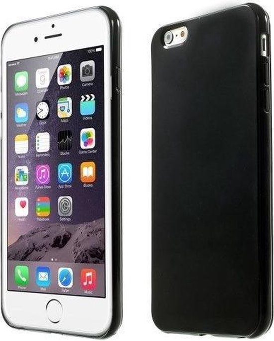 Étui en silicone Pearlycase Zwart pour Apple iPhone 6 Plus / 6s plus | bol