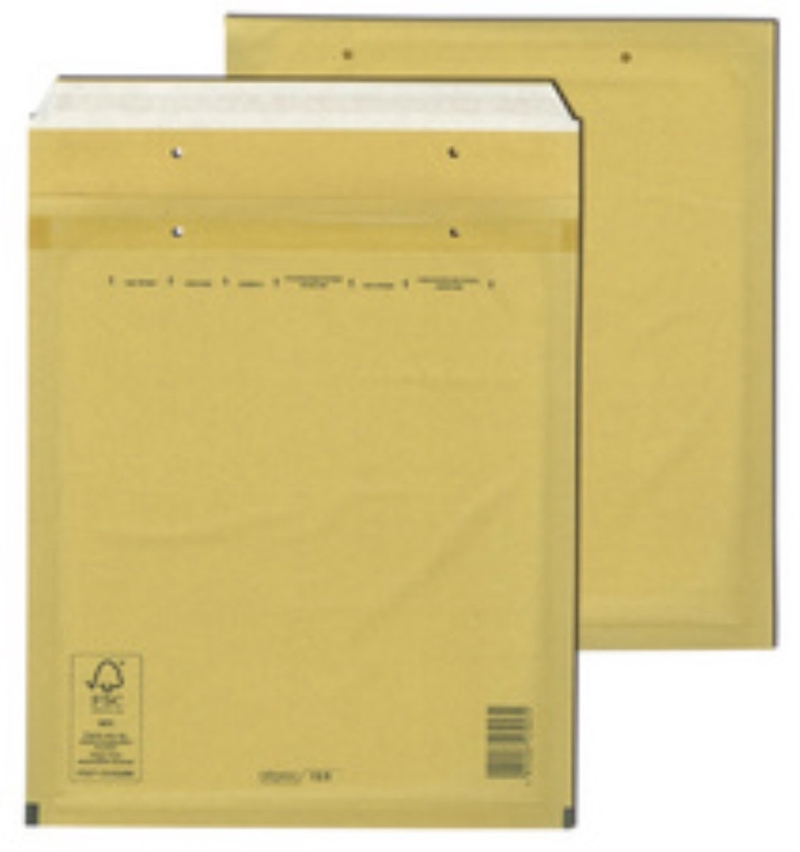 MAILmedia Luftpolster-Versandtaschen, Typ D14, braun, 21 g Außenmaße: 200 x 275 mm, Innenmaße: 175 x 265 mm (411037)