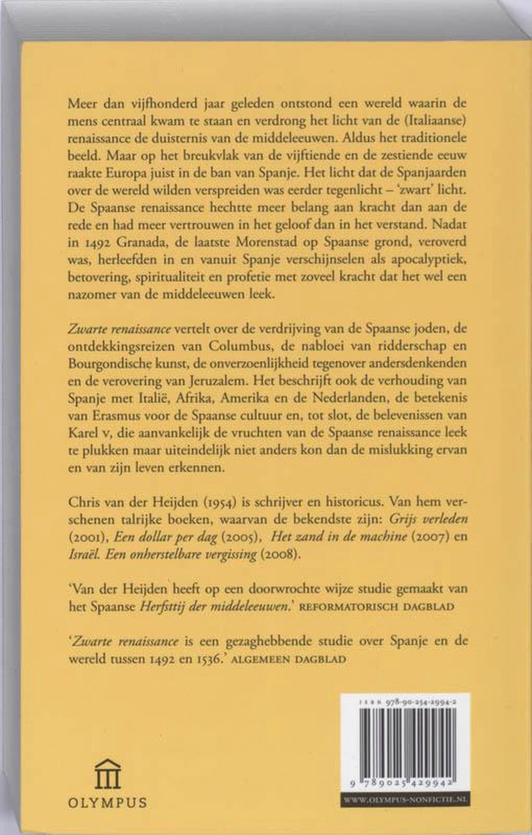 Zwarte Renaissance - back cover