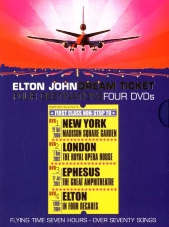 Cover van de film 'Elton John - Dream Ticket'