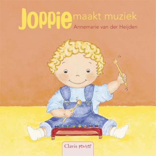 Cover van het boek 'Joppie maakt muziek' van A. van der Heijden