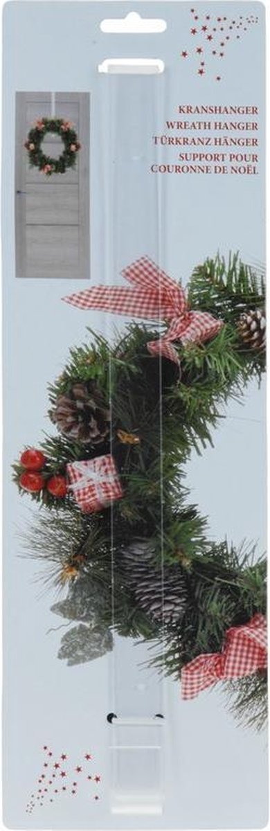 genie Daar Riet Kerstkrans hanger transparant type XMASHANGER | bol.com