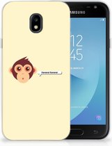 Geschikt voor Samsung Galaxy J3 2017 TPU Siliconen Hoesje Monkey