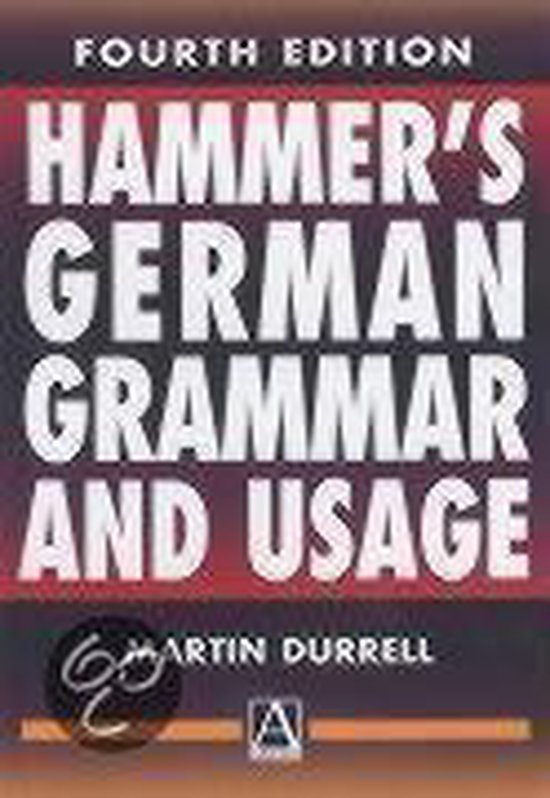 Hammer's German Grammar and Usage - cover