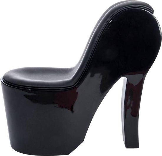 Moderne fauteuil in zwart, model pump/schoen | bol.com