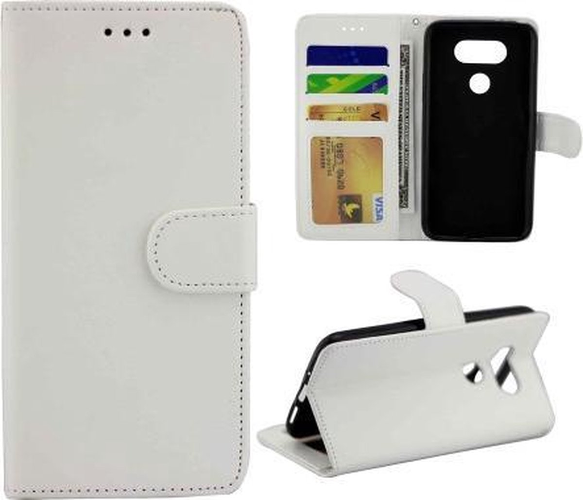 Celltex cover wallet case hoesje LG G5 wit