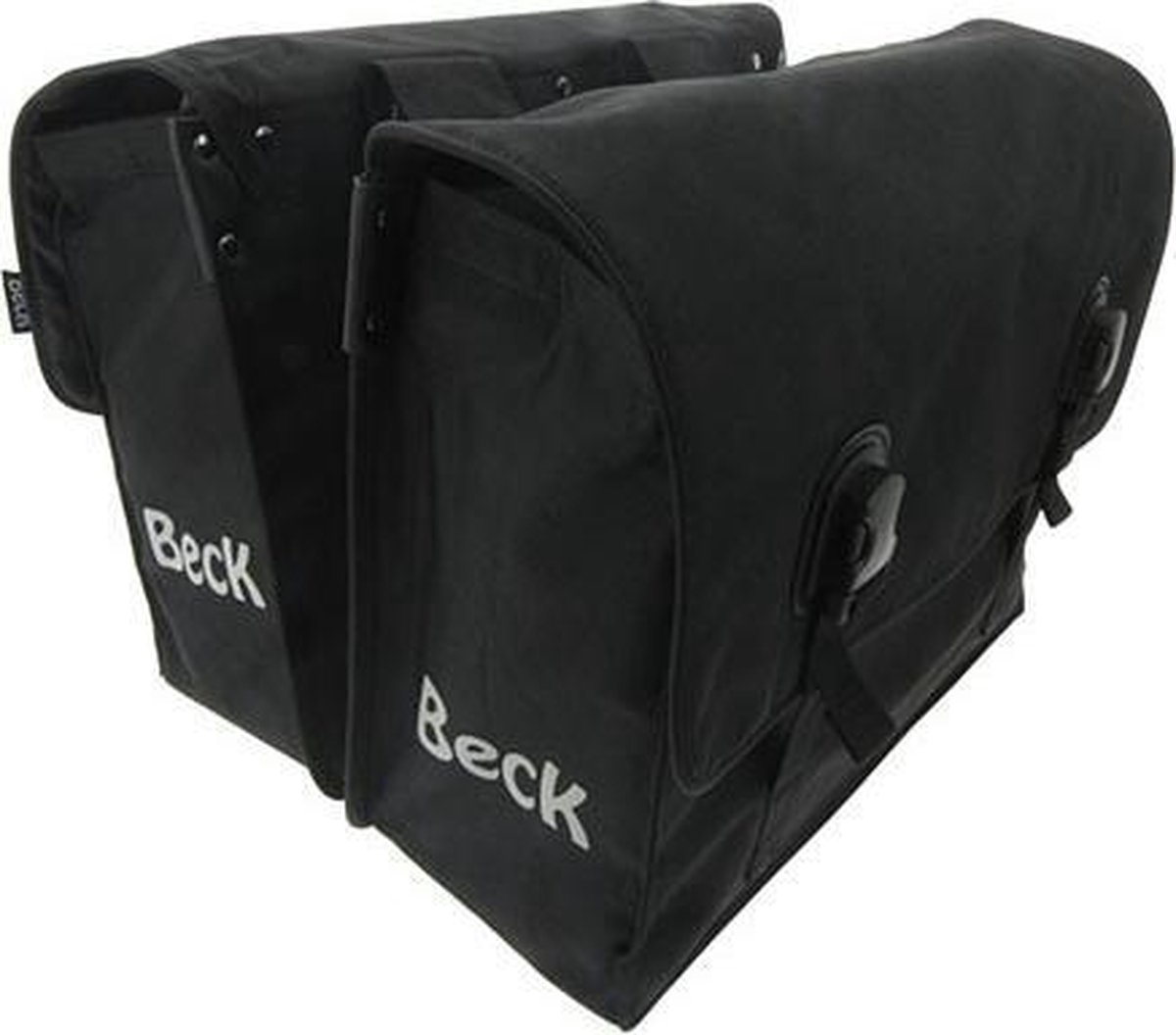 Beck Classic Jeans Black Dubbele Fietstas 46 Liter
