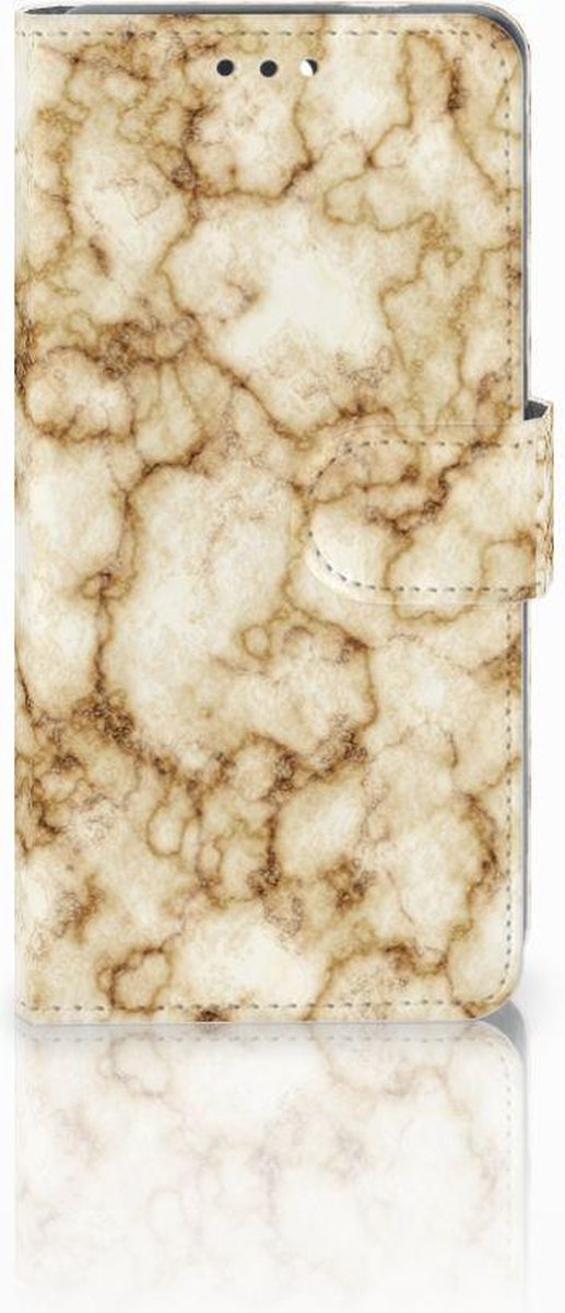 Nokia 3.1 (2018) Bookcase Marmer Goud