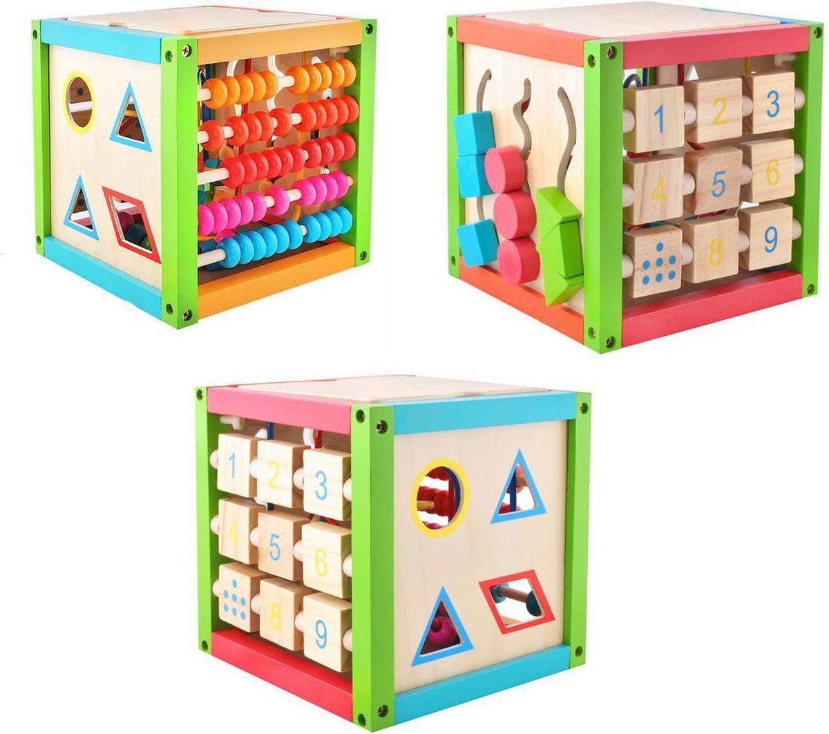 Multifunctioneel educatief speelgoed 5 in 1 - baby peuter en kind -  vormenstoof - ... | bol.com