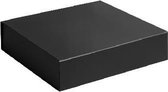 Magneetdoos geschenkdoos - Luxe Giftbox, 15x15x05 cm ZWART (5 stuks)