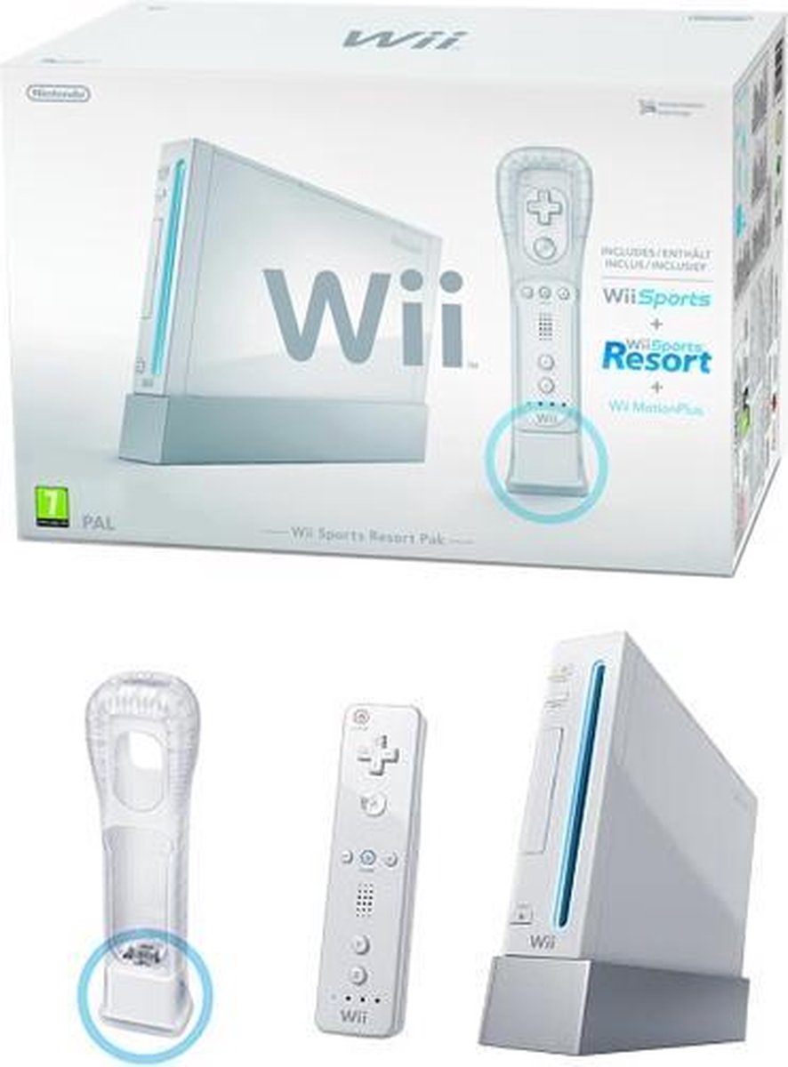 Doe mee Smeltend kleuring Wii Sports Resort Pack Voordeelbundel Wit | bol.com