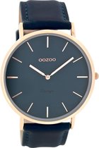 OOZOO Vintage Grijs horloge C8133 (44 mm)