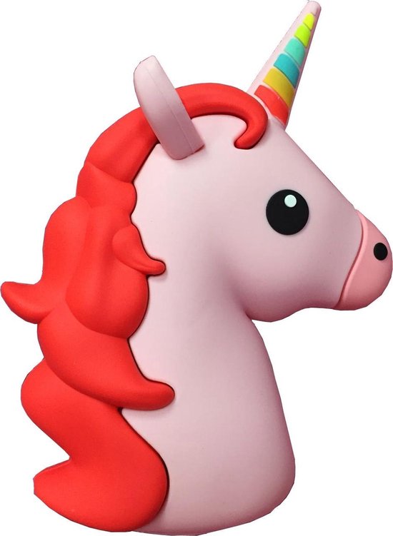 Powerbank 2800 mAh Eenhoorn Unicorn Emoji Power Bank met Gratis