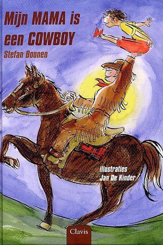Cover van het boek 'Mama is een cowboy' van Stefan Boonen