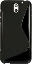 HTC Desire 210 Silicone Case s-style hoesje Zwart