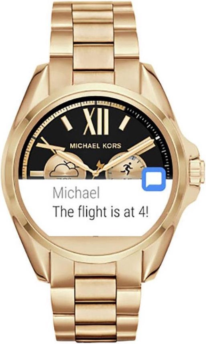 Michael Kors Access Bradshaw Smartwatch - Goudkleurig | bol.com
