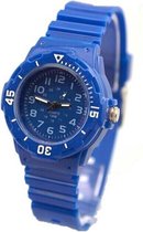 Belle montre sportive pour enfants - Caoutchouc - Bleu - Ø 30 mm