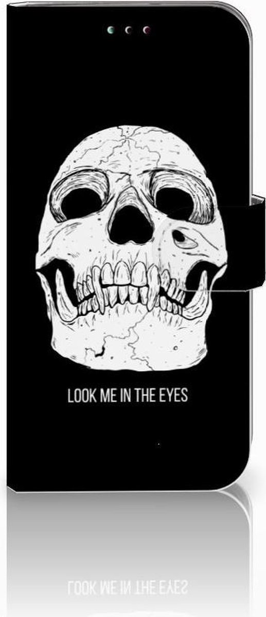 Telefoonhoesje met Naam Samsung Galaxy A40 Skull Eyes