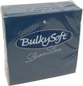 Servet airlaid 40x40cm 1/4v Blauw