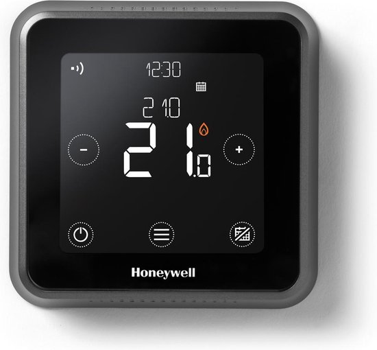 Plons Inefficiënt Horizontaal Honeywell Lyric T6 Slimme Thermostaat Zwart - Bedraad | bol.com