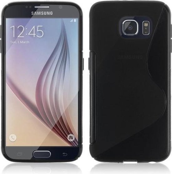 Behoren Jonge dame pot Samsung galaxy S6 edge plus s tpu cover slicone case zwart | bol.com