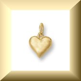 Hetty's - Gouden hartje van 14 karaat - maat 10 X 12 mm