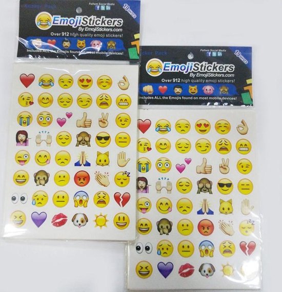 Autocollants Emoticon / Emoji / Emoti | bol.com