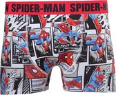 Spiderman - Printed Boxershort With Spiderman Comic - L