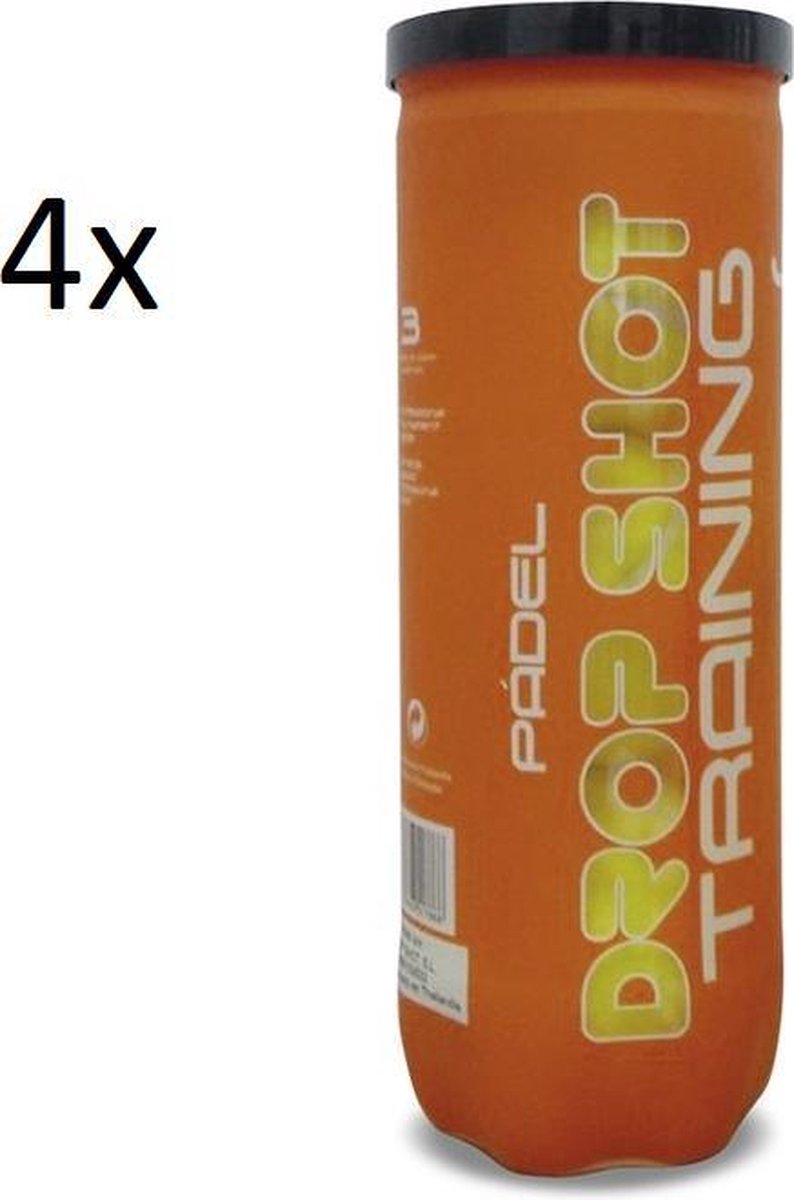 Drop Shot - Padel balls - Training - 4 tubes