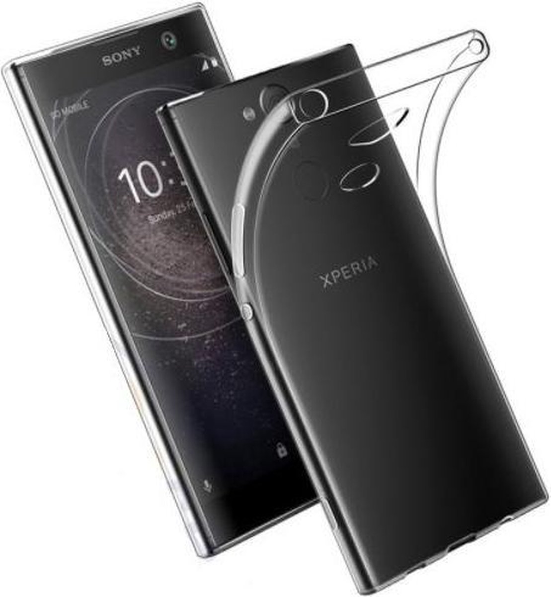 Transparant TPU Siliconen Case Hoesje Geschikt voor Sony Xperia XA2