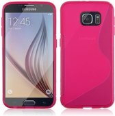 Samsung galaxy s6 edge plus s tpu hoesje slicone case roze