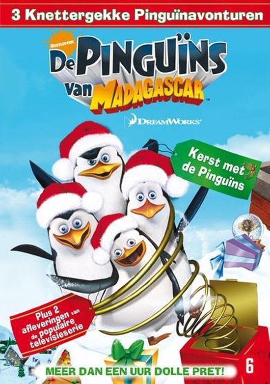 Cover van de film 'De Pinguïns Van Madagascar - Kerst Met De Pinguïns'