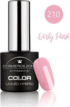 Cosmetics Zone UV/LED Hybrid Gel Nagellak 7ml. Dirty Pink 210